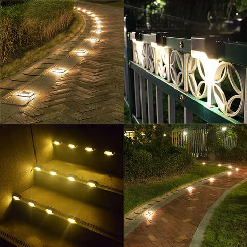 ✨ Solar Glow Pathway & Deck Lights - Easy Install, Energy Saving 🌞