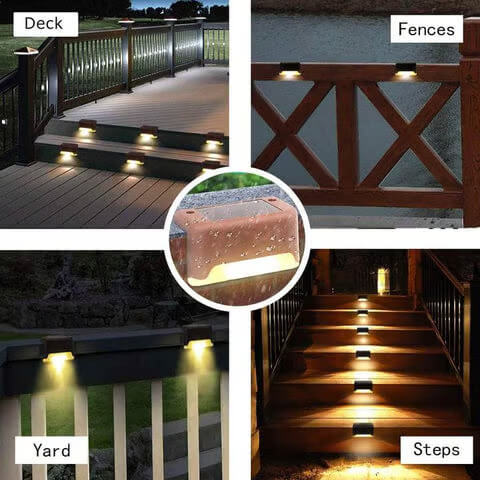 ✨ Solar Glow Pathway & Deck Lights - Easy Install, Energy Saving 🌞