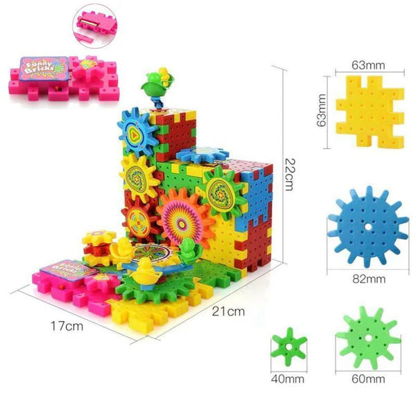 🚀 SmartBlocks DIY Gear Building Kit – Unleash Creativity & Fun! 🧩