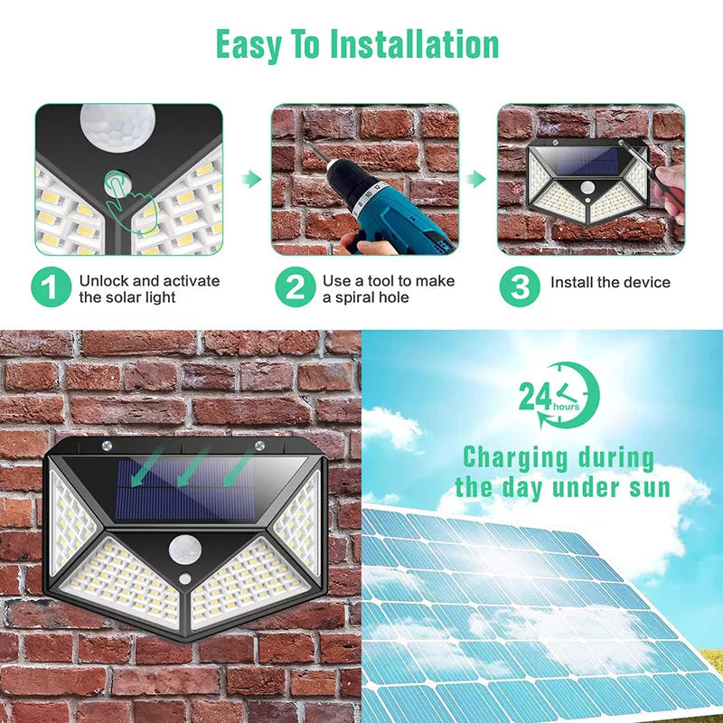 EcoBright Solar Motion Sensor Light - Your Solar-Powered Security Solution! 🌞🔒