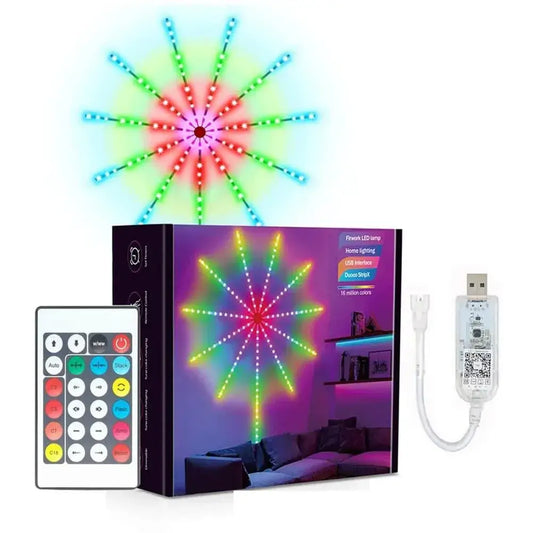 ✨ Transform Your Celebrations with the Dazzling LED Fireworks Light! 🎆