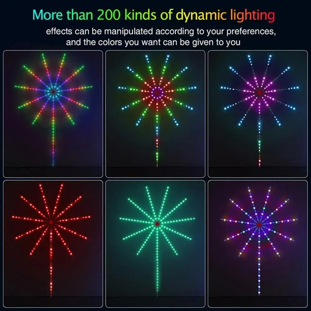 ✨ Transform Your Celebrations with the Dazzling LED Fireworks Light! 🎆