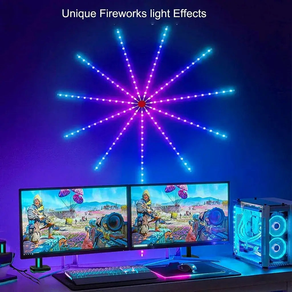 ✨ Transform Your Celebrations with the Dazzling LED Fireworks Light! 🎆