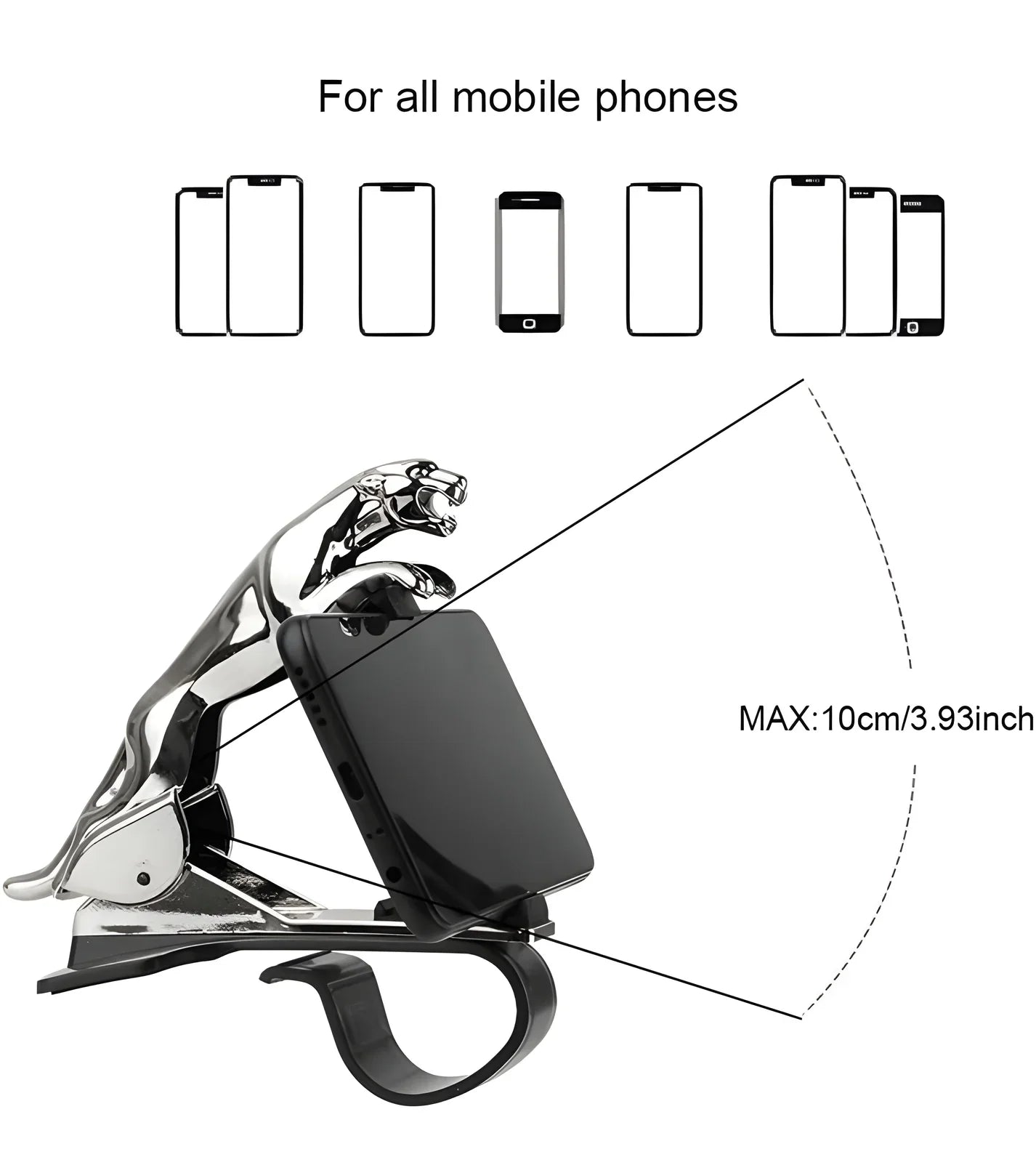 PantherGrip™ Car Phone Mount - Where Style Meets Functionality