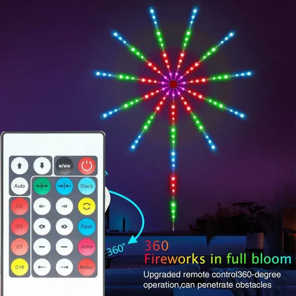 ✨ Transform Your Celebrations with the Dazzling LED Fireworks Light! 🎆