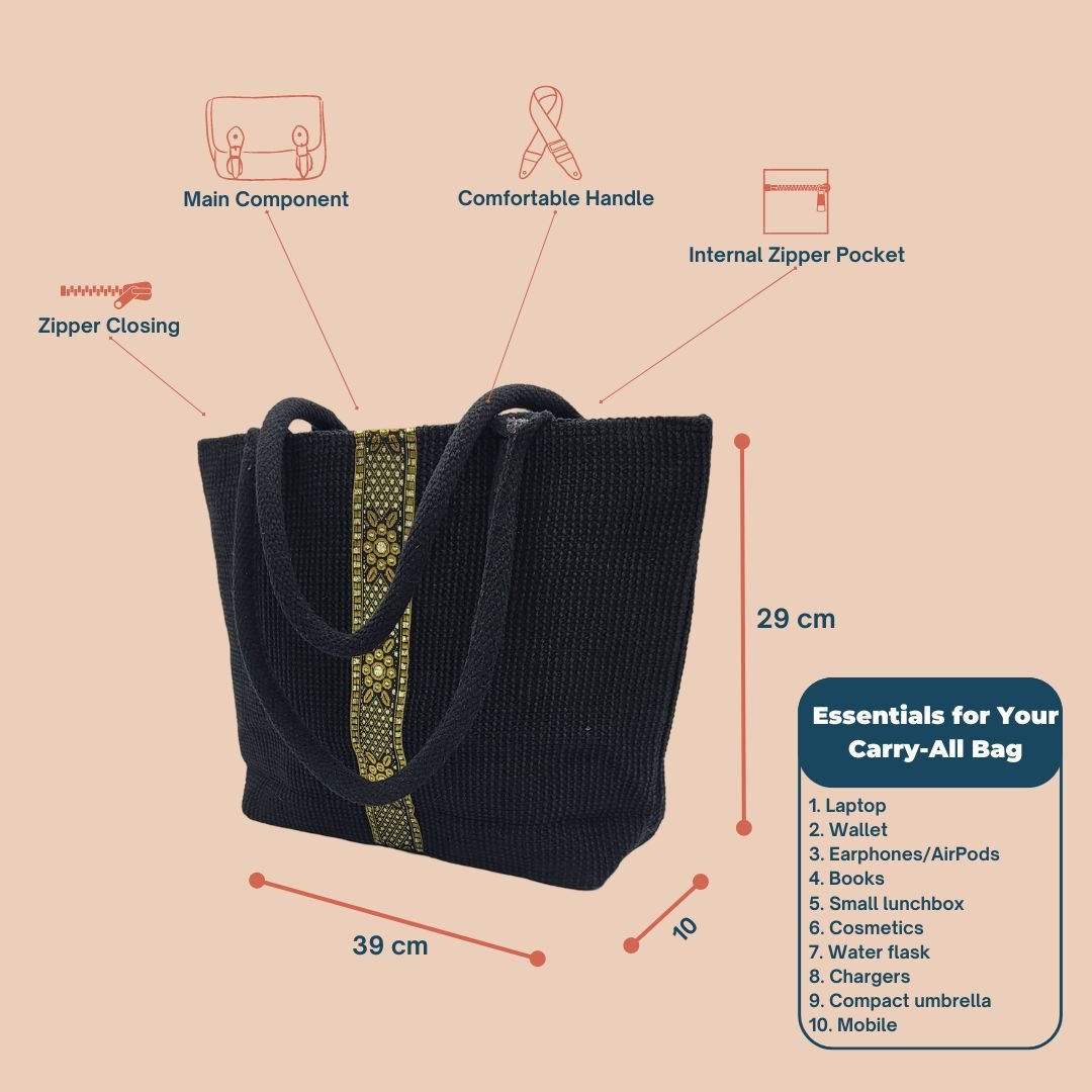 Ebony Elegance Tote - Modzest