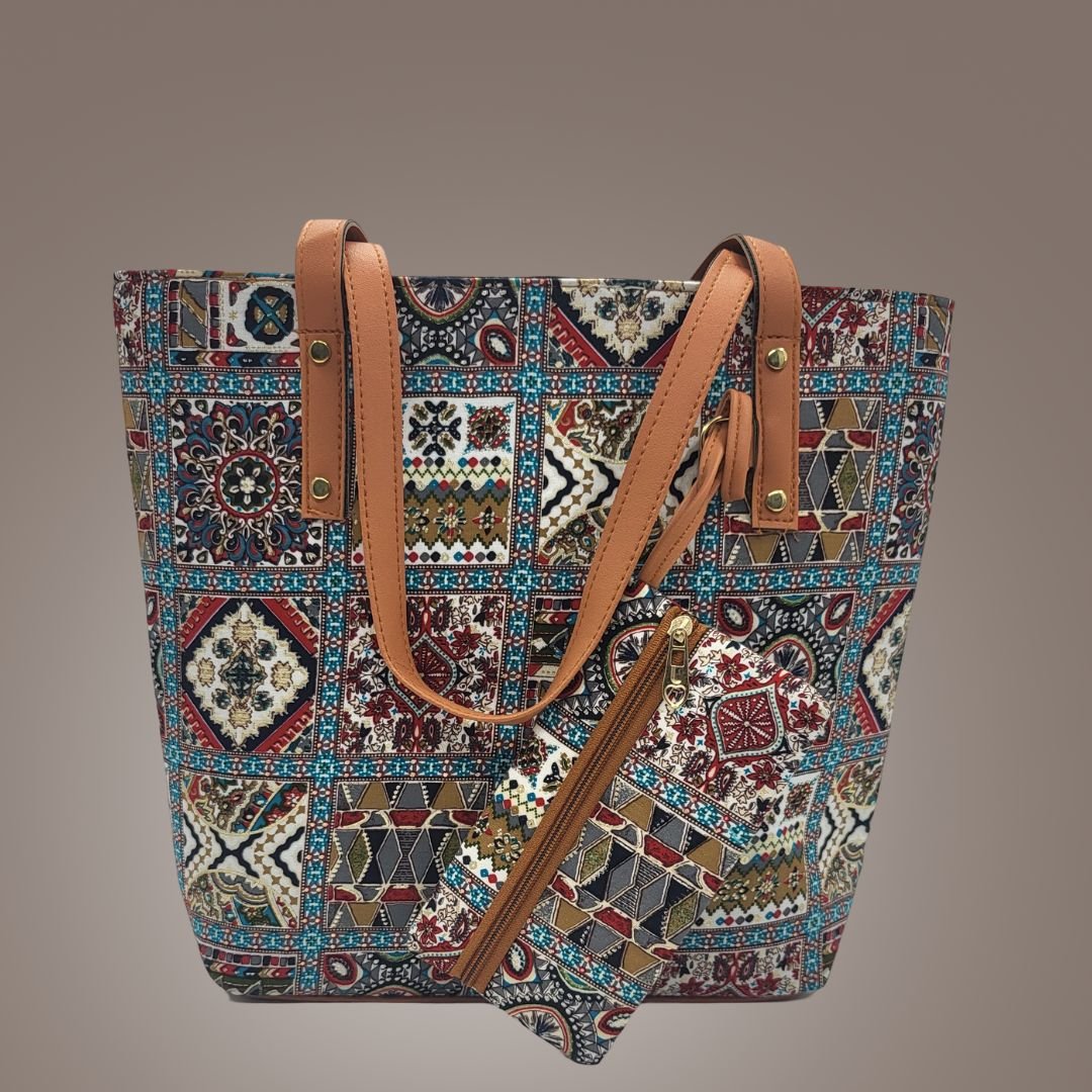 Stylish Women's Multicolour Handbag - Modzest